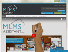 Tablet Screenshot of mlmsassistant.com